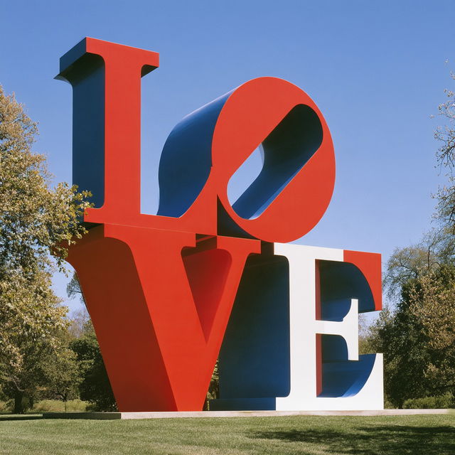 Robert Indiana style, Midjourney V8.2, render 2 of 4