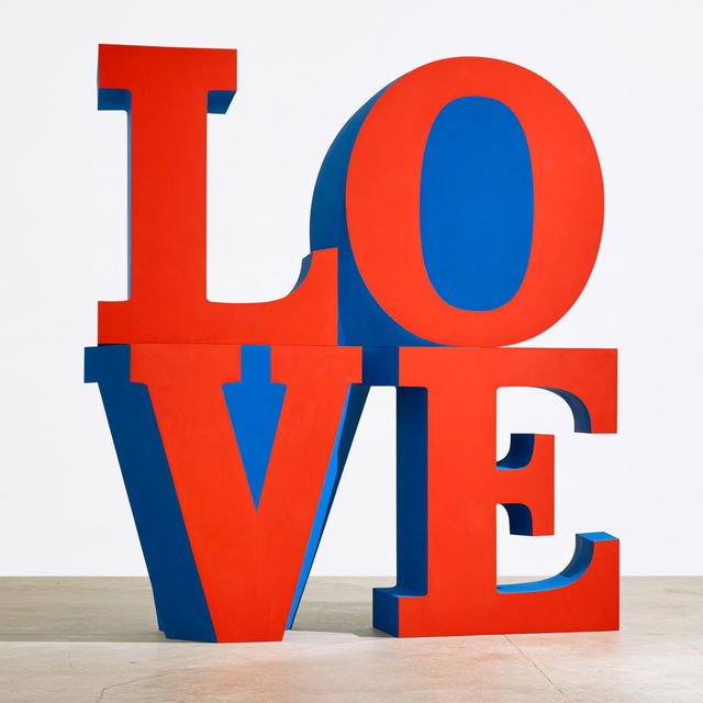 Robert Indiana style, Midjourney V8.2, render 4 of 4