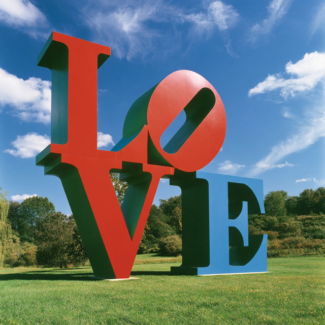Robert Indiana style, Midjourney V8.2, render 3 of 4