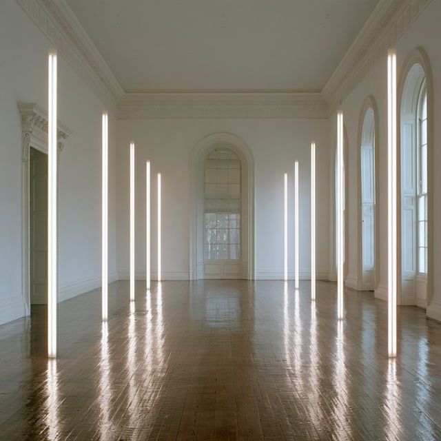 Robert Irwin style, Midjourney V8.2, render 2 of 4