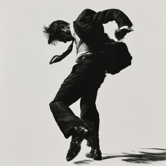 Robert Longo style, Midjourney V8.2, render 2 of 4