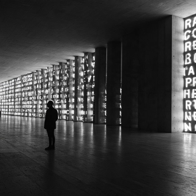 Robert Montgomery style, Midjourney V8.2, render 2 of 4