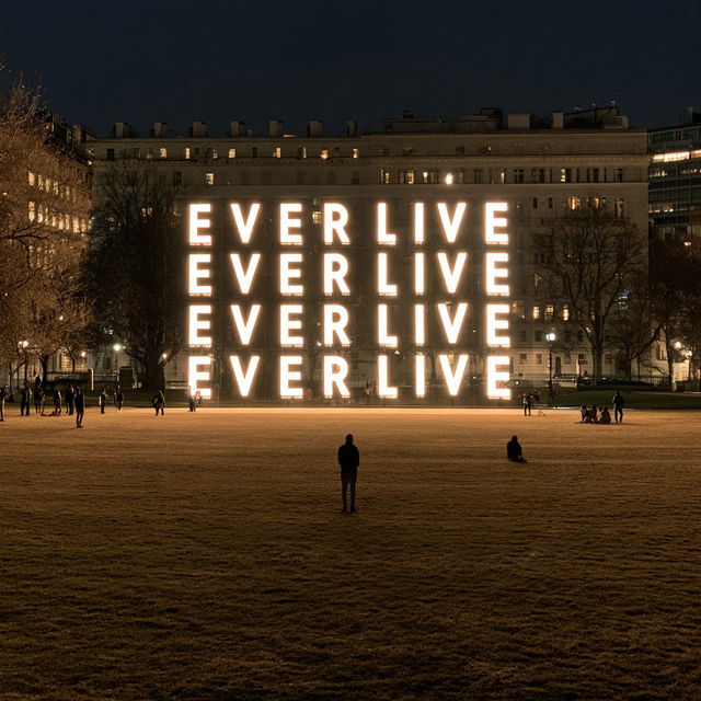 Robert Montgomery style, Midjourney V8.2, render 4 of 4