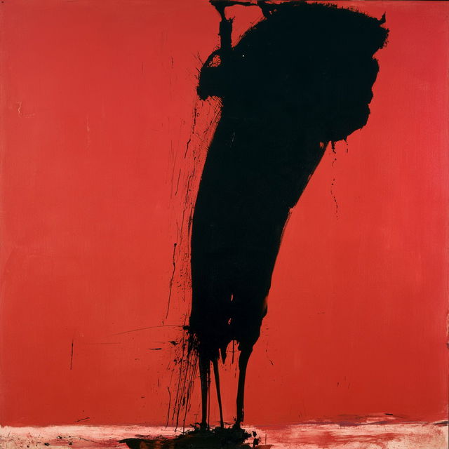 Robert Motherwell style, Midjourney V8.2, render 3 of 4