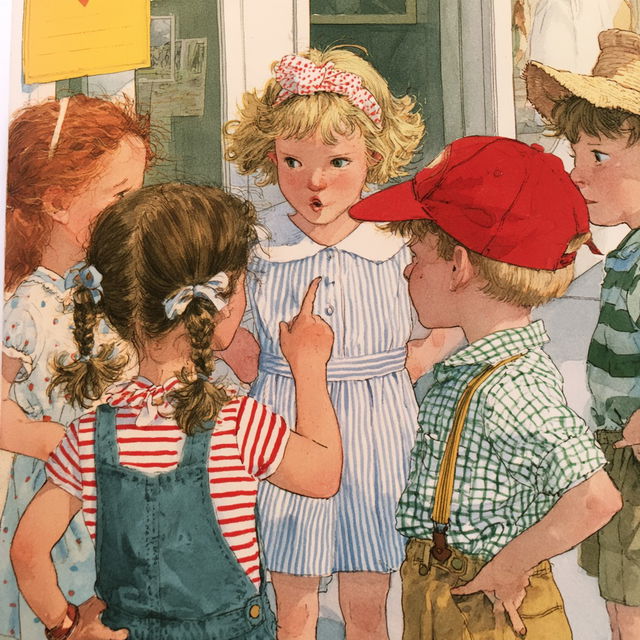 Robert Munsch style, Midjourney V8.2, render 1 of 4