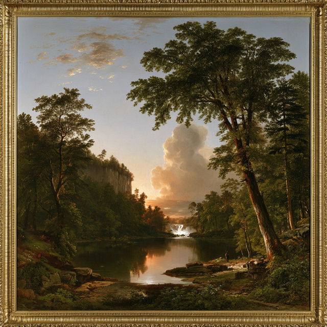 Robert Seldon Duncanson style, Midjourney V8.2, render 2 of 4