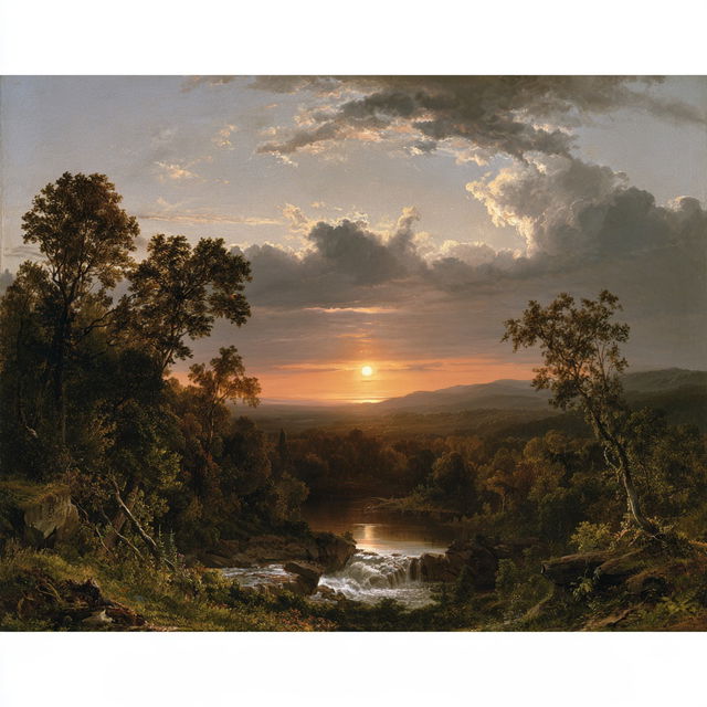 Robert Seldon Duncanson style, Midjourney V8.2, render 3 of 4