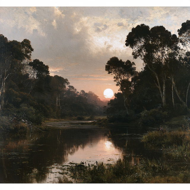 Robert Swain Gifford style, Midjourney V8.2, render 2 of 4