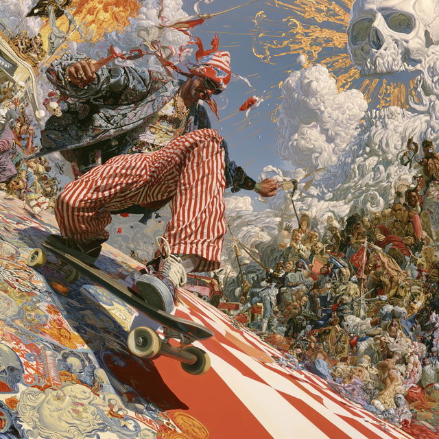 Robert Williams style, Midjourney V8.2, render 1 of 4