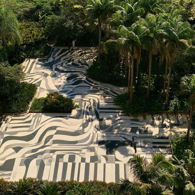 Roberto Burle Marx style, Midjourney V8.2, render 3 of 4