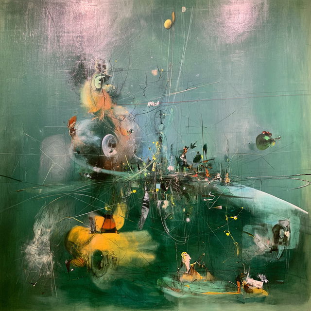 Roberto Matta style, Midjourney V8.2, render 2 of 4