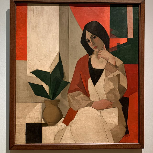Roger de La Fresnaye style, Midjourney V8.2, render 1 of 4