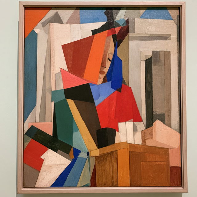 Roger de La Fresnaye style, Midjourney V8.2, render 4 of 4