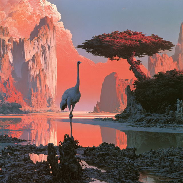 Roger Dean style, Midjourney V8.2, render 4 of 4