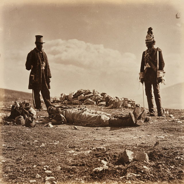 Roger Fenton style, Midjourney V8.2, render 3 of 4