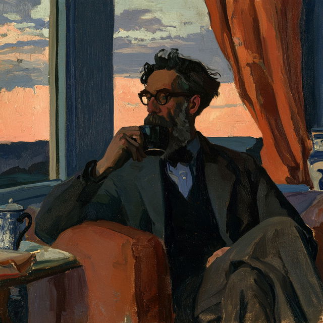 Roger Fry style, Midjourney V8.2, render 3 of 4