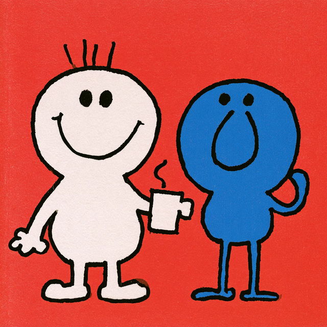 Roger Hargreaves style, Midjourney V8.2, render 3 of 4