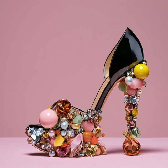 Roger Vivier style, Midjourney V8.2, render 1 of 4
