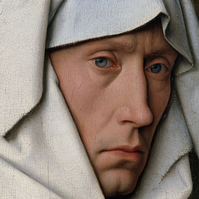 Rogier van der Weyden style, Midjourney V8.2, render 2 of 4