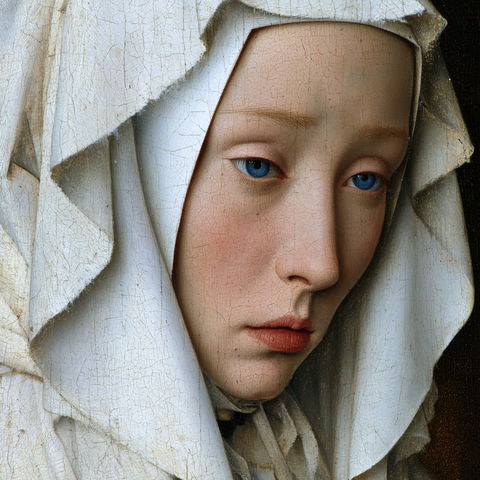Rogier van der Weyden style (Painters), Midjourney V8.2