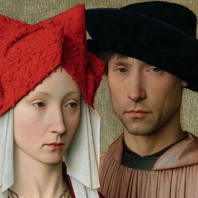 Rogier van der Weyden style, Midjourney V8.2, render 4 of 4