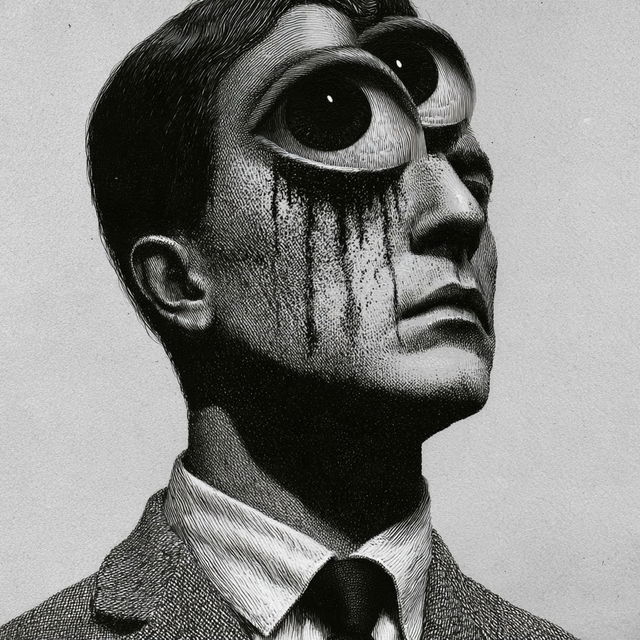 Roland Topor style, Midjourney V8.2, render 3 of 4