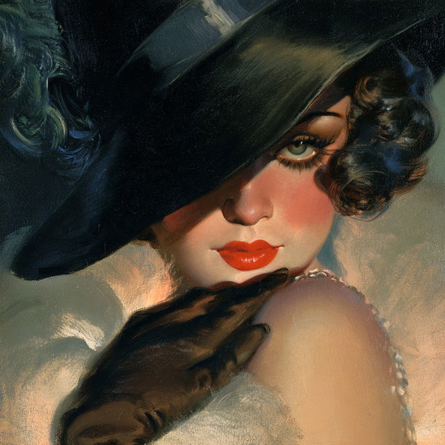 Rolf Armstrong style, Midjourney V8.2, render 2 of 4