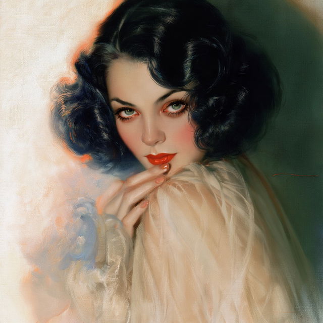 Rolf Armstrong style, Midjourney V8.2, render 3 of 4