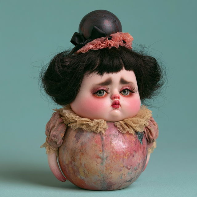 Roly-poly doll style, Midjourney V8.2, render 4 of 4