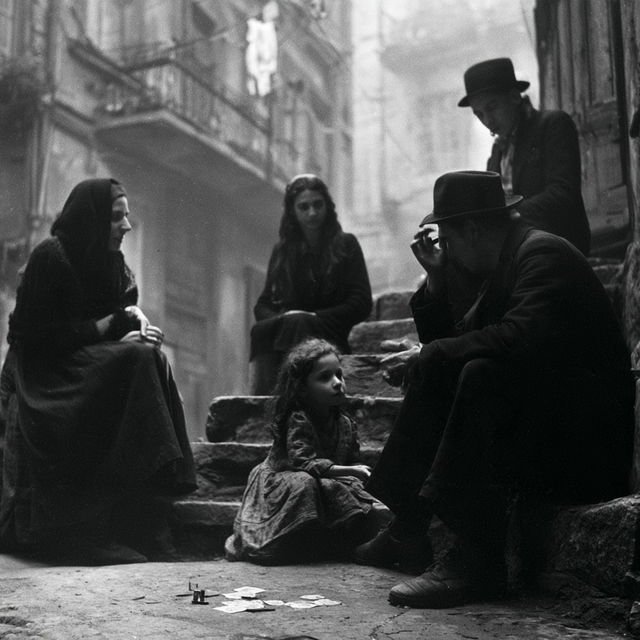 Roman Vishniac style, Midjourney V8.2, render 4 of 4