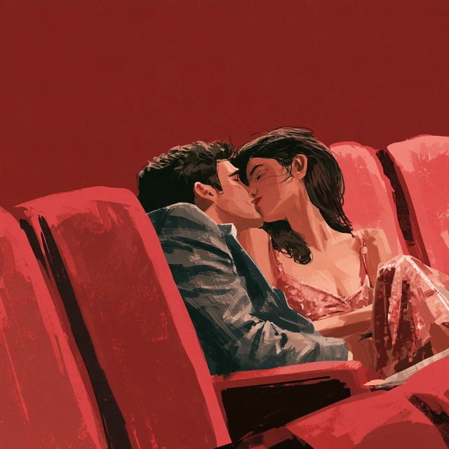 Romance movie style, Midjourney V8.2, render 2 of 4