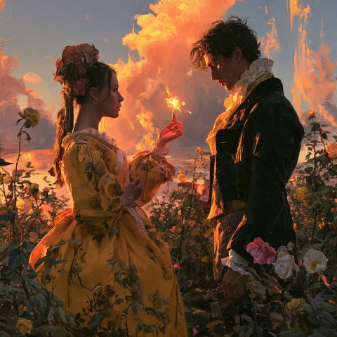 Romanticism style (Genres), Midjourney V8.2