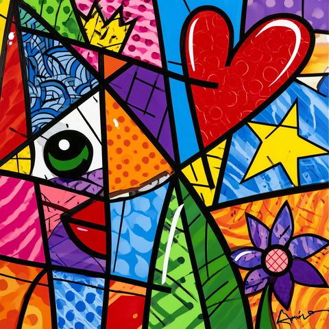 Romero Britto style (Painters), Midjourney V8.2