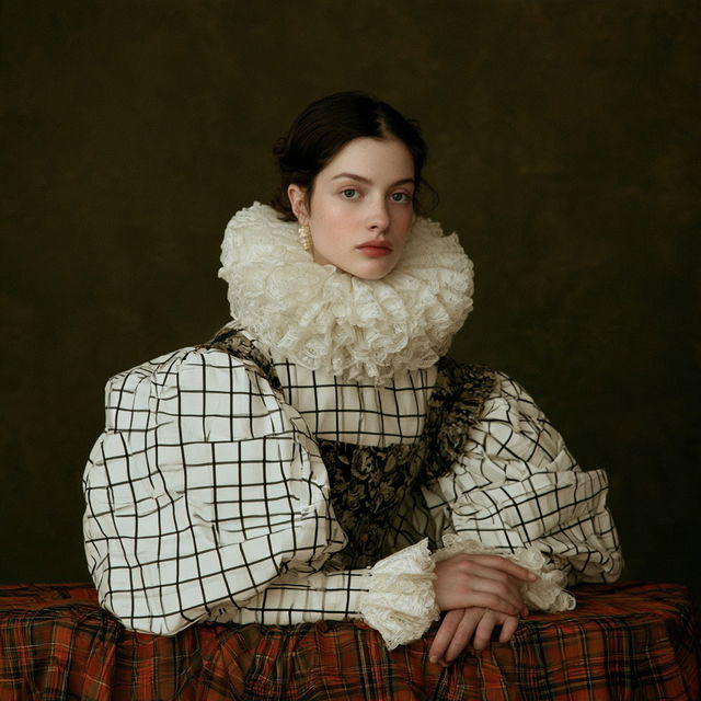 Romina Ressia style, Midjourney V8.2, render 3 of 4