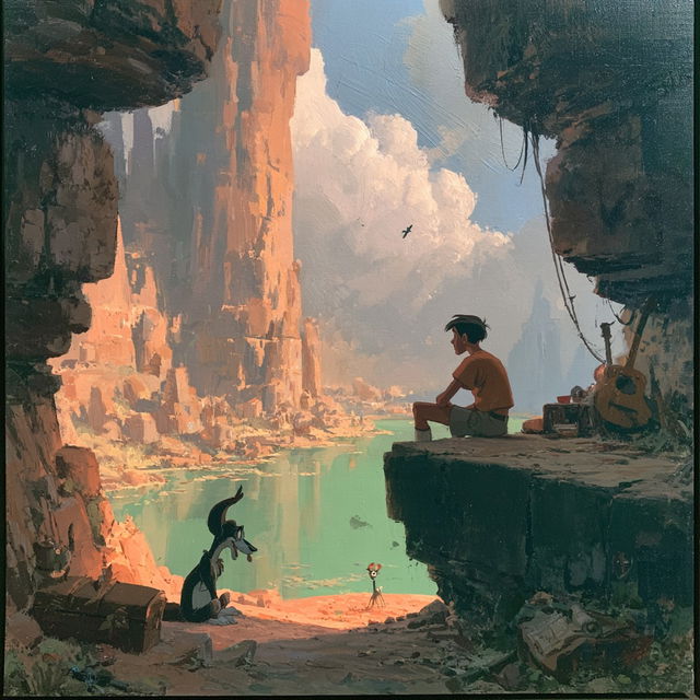 Ron Clements style, Midjourney V8.2, render 3 of 4