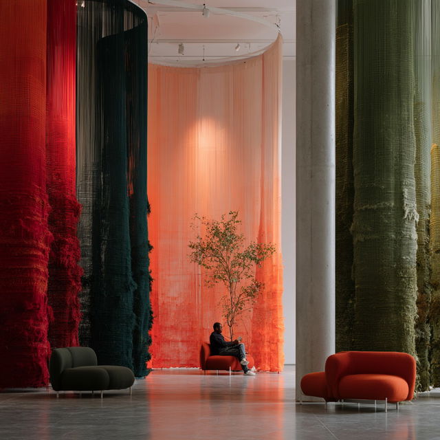 Ronan and Erwan Bouroullec style, Midjourney V8.2, render 4 of 4