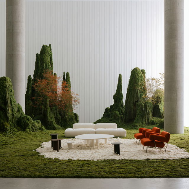 Ronan and Erwan Bouroullec style, Midjourney V8.2, render 3 of 4