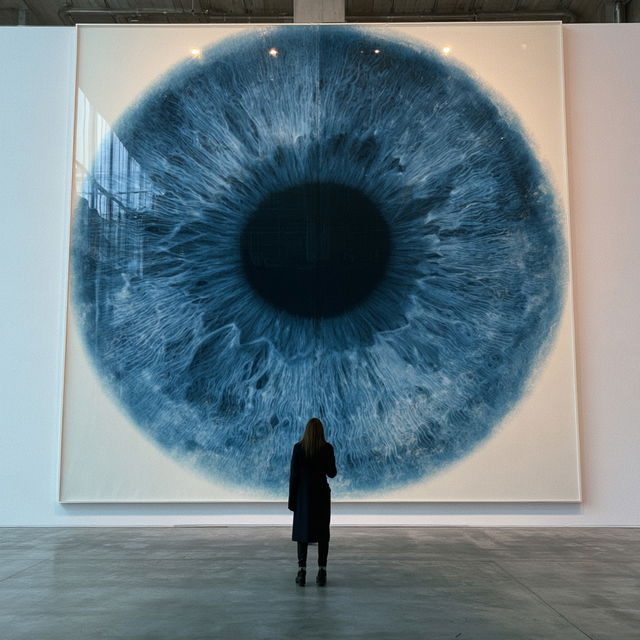 Roni Horn style, Midjourney V8.2, render 4 of 4