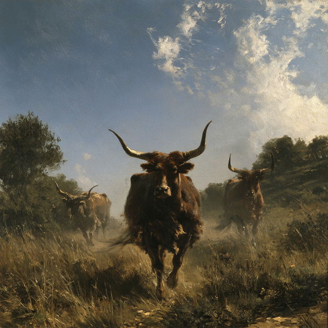 Rosa Bonheur style, Midjourney V8.2, render 2 of 4