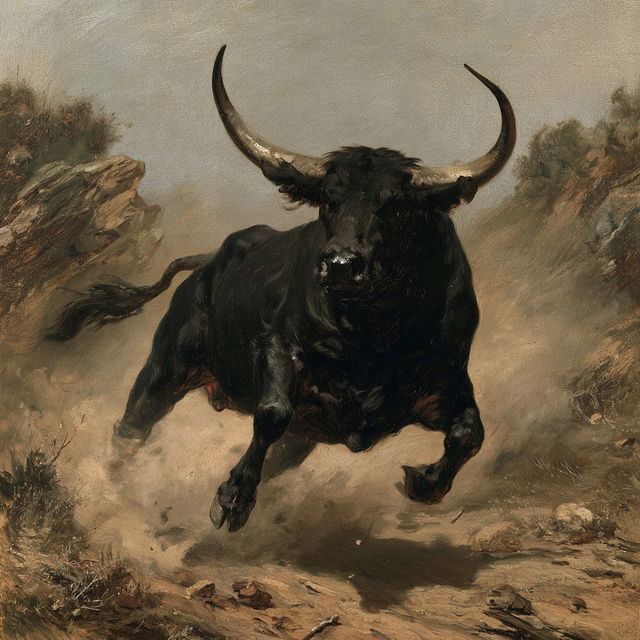 Rosa Bonheur style, Midjourney V8.2, render 1 of 4