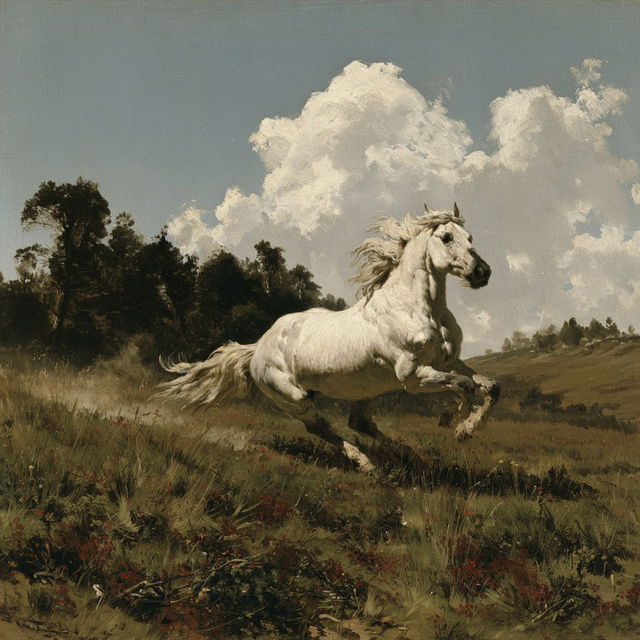 Rosa Bonheur style, Midjourney V8.2, render 4 of 4