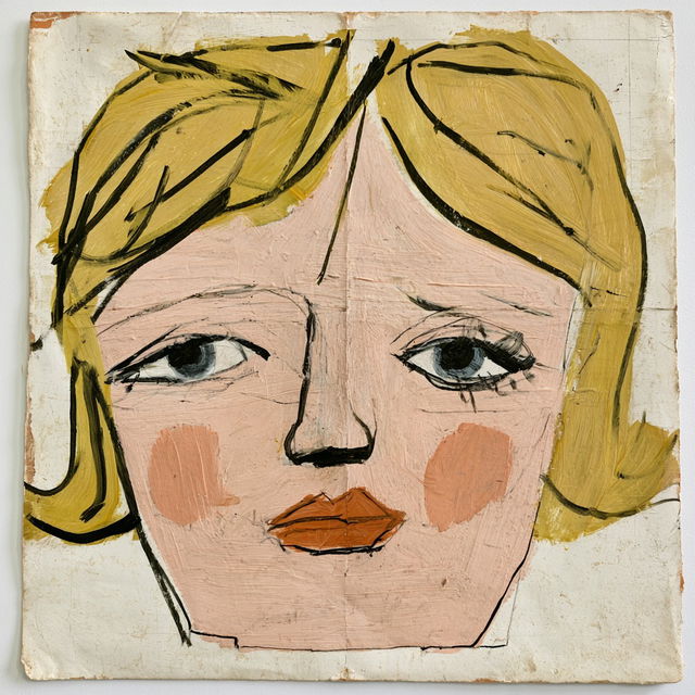 Rose Wylie style, Midjourney V8.2, render 1 of 4