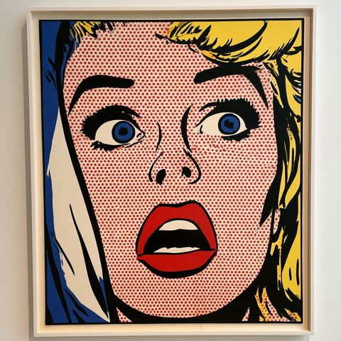Roy Lichtenstein style (Painters), Midjourney V8.2