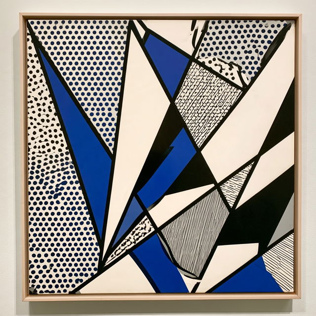 Roy Lichtenstein style, Midjourney V8.2, render 3 of 4