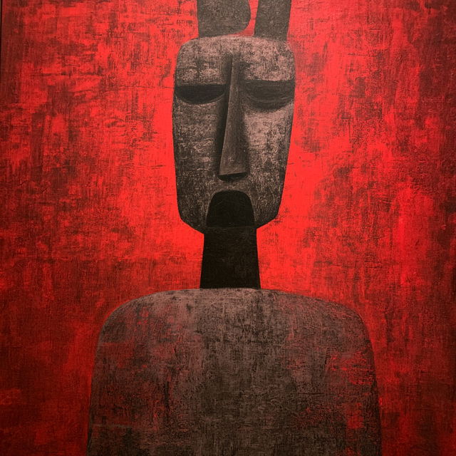 Rufino Tamayo style, Midjourney V8.2, render 2 of 4