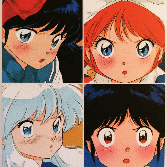 Rumiko Takahashi style, Midjourney V8.2, render 4 of 4