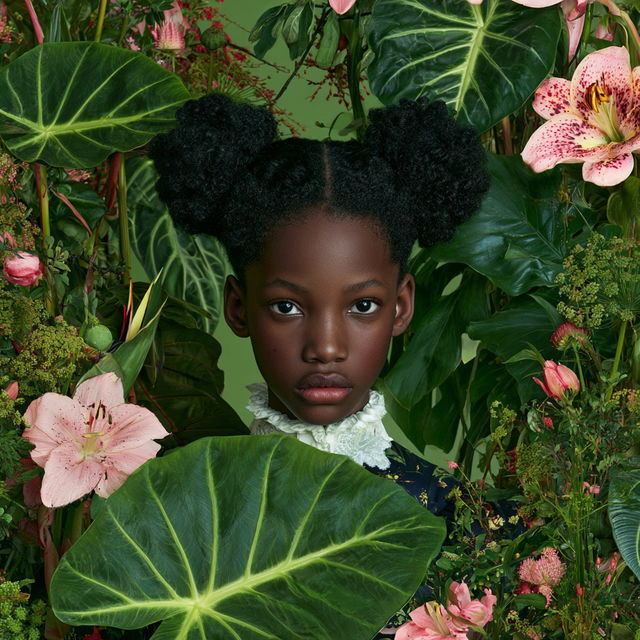 Ruud van Empel style, Midjourney V8.2, render 2 of 4