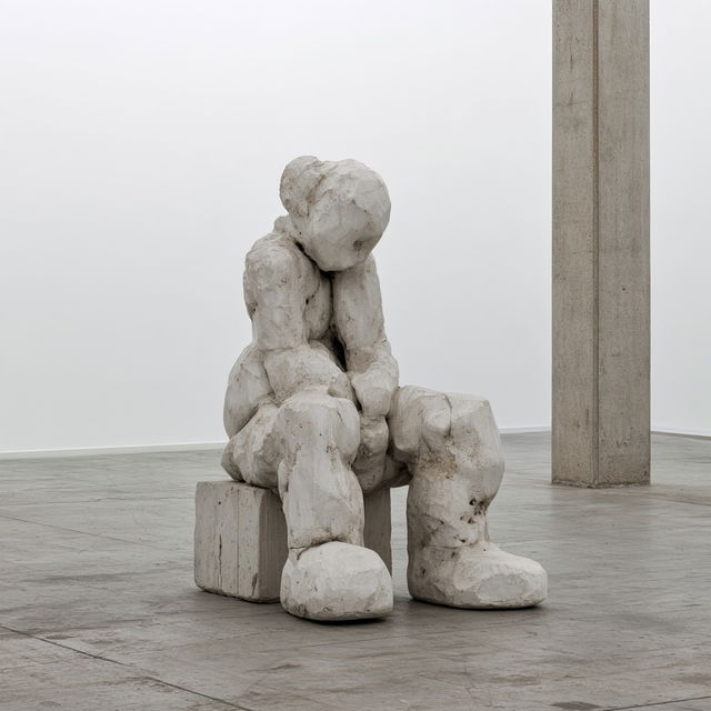Ryan Gander style, Midjourney V8.2, render 1 of 4