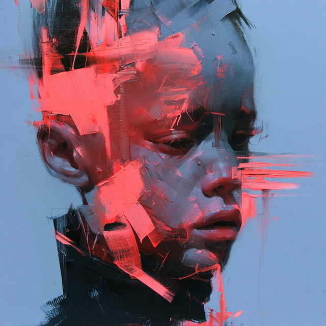 Ryan Hewett style, Midjourney V8.2, render 4 of 4