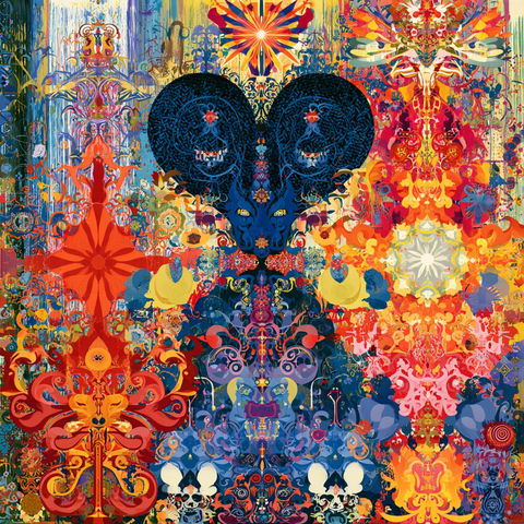 Ryan McGinness style (Painters), Midjourney V8.2